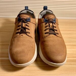 Florsheim Studio Perf Toe Lace Up Sneaker Tan - Size 9, Width M (D - medium)